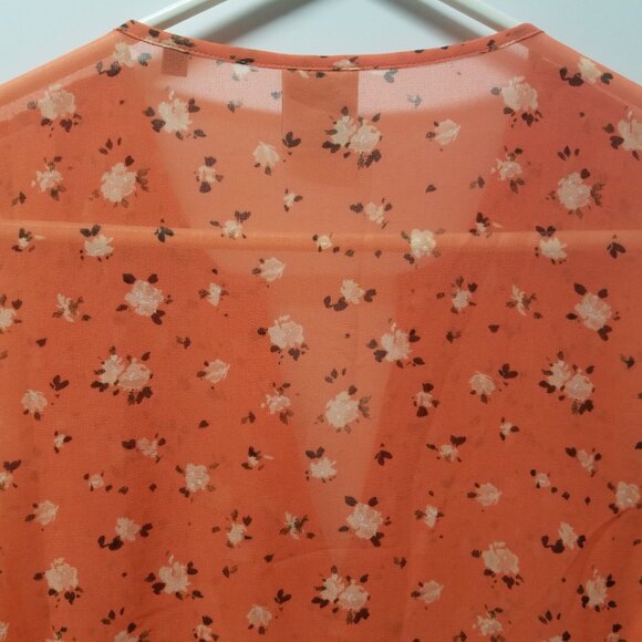 CAbi #5350 Blossom Print Sleeveless Pintuck Blouse - Picture 7 of 16